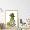 Pineapple Gnome -  11CT Partial Beaded Cross Stitch Kit(25x35cm)