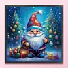 (US Local)Xmas Gnome-11CT Stamped Cross Stitch Kit(50x50cm)