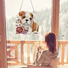 Diamond Painting Acrylic Double-side Pug Pendant Hanging Gem