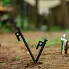 4/8Pcs Tent Stakes Beach Tent Pegs Heavy Duty Ground Anchors for Outdoor Camping