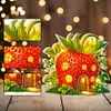 Strawberry House Double Sided - 5D DIY Craft Lamp