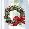 Diamond Painting Christmas Wreath Pendant