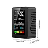 5 In 1 Air Quality Monitor CO2 Detector CO2 TVOC HCHO AQI Tester for Home Office