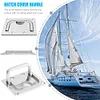 Marine Deck Hatch Cover Flush Pull Lift Handle Ring Boat Yacht Hardware