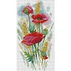 (Multi-Style) Flower-14CT Stamped Cross Stitch