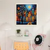 (Multi Style)Colorful Houses-Full Embroidery 2 Strands 14CT Counted Cross Stitc-40*40CM