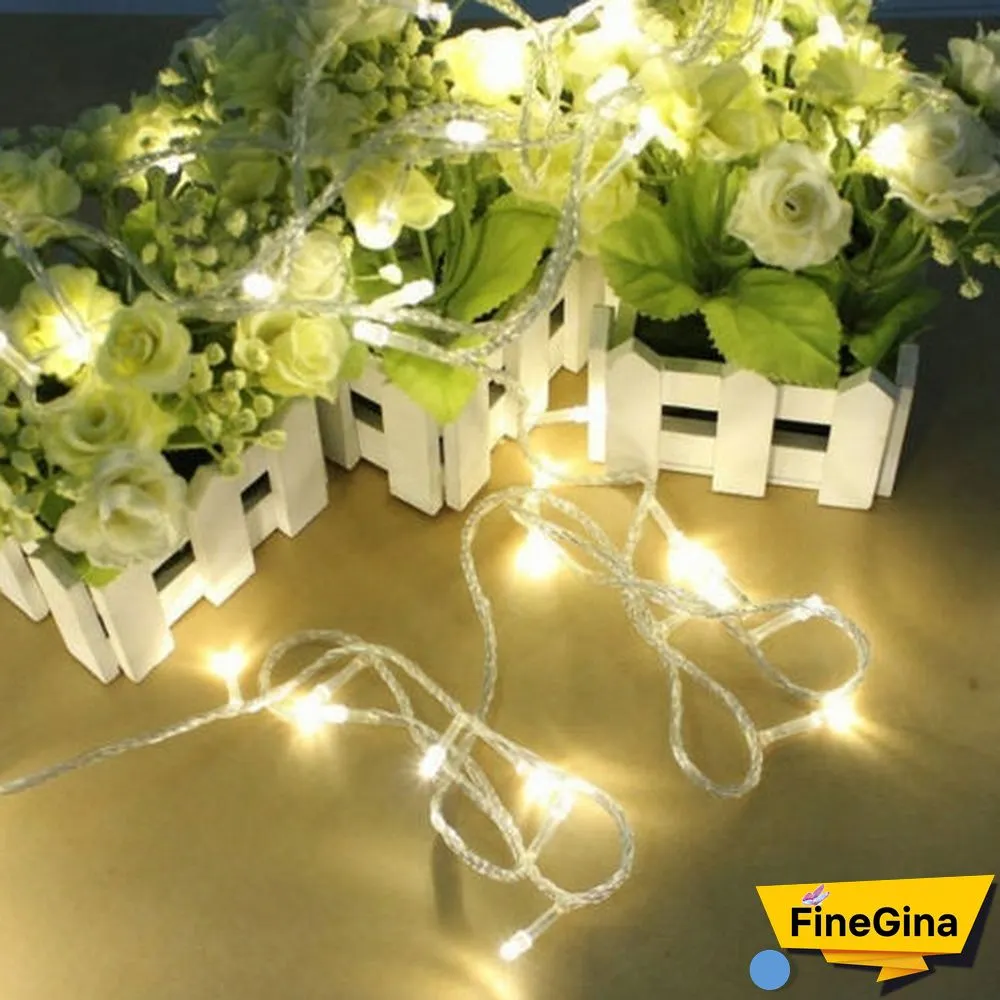 New 8 Modes Christmas Fairy Light Outdoor Waterproof AC 220V/110V 50M/20M/10M 500/200/100LED Fairy LED String Light Chirstmas String Garland For Xmas Wedding Christmas Party Holiday