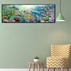 (Big Size)Ocean World - 11CT Counted Cross Stitch - 30*90cm - Animal Natural