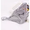 Men's Low Waist Sexy Transparent Ultra-Thin U-Convex Large Pouch Briefs
