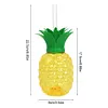 3/6pcs Drinking Cup 500ml Pineapple/Strawberry Shape Creative Beach Party Favors