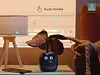 LVY Expression Control Intelligent Small Flower Pot Desktop Planter APP Monitoring Sensor Expression Demand Interactive LCD Screen