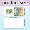 6pcs Diamond Painting Happy Birthdays Greeting Card with Envelope for Family Friends Holiday Gift Congratulations