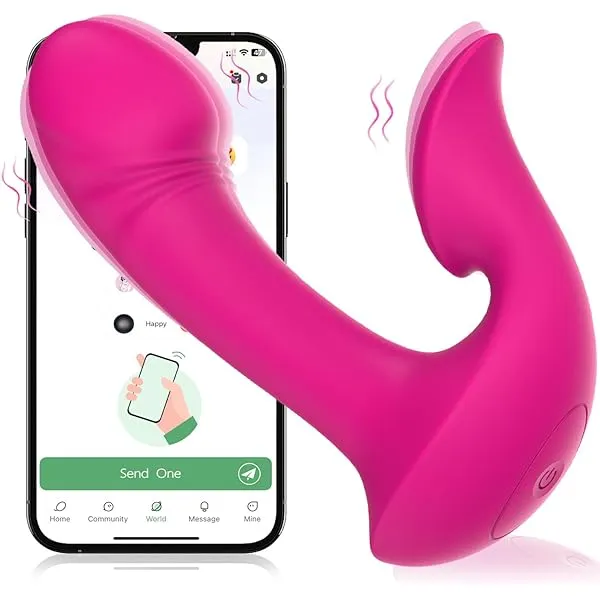Wearable Vibrator with Strong Clip with App Remote Control Vibrator Panties
