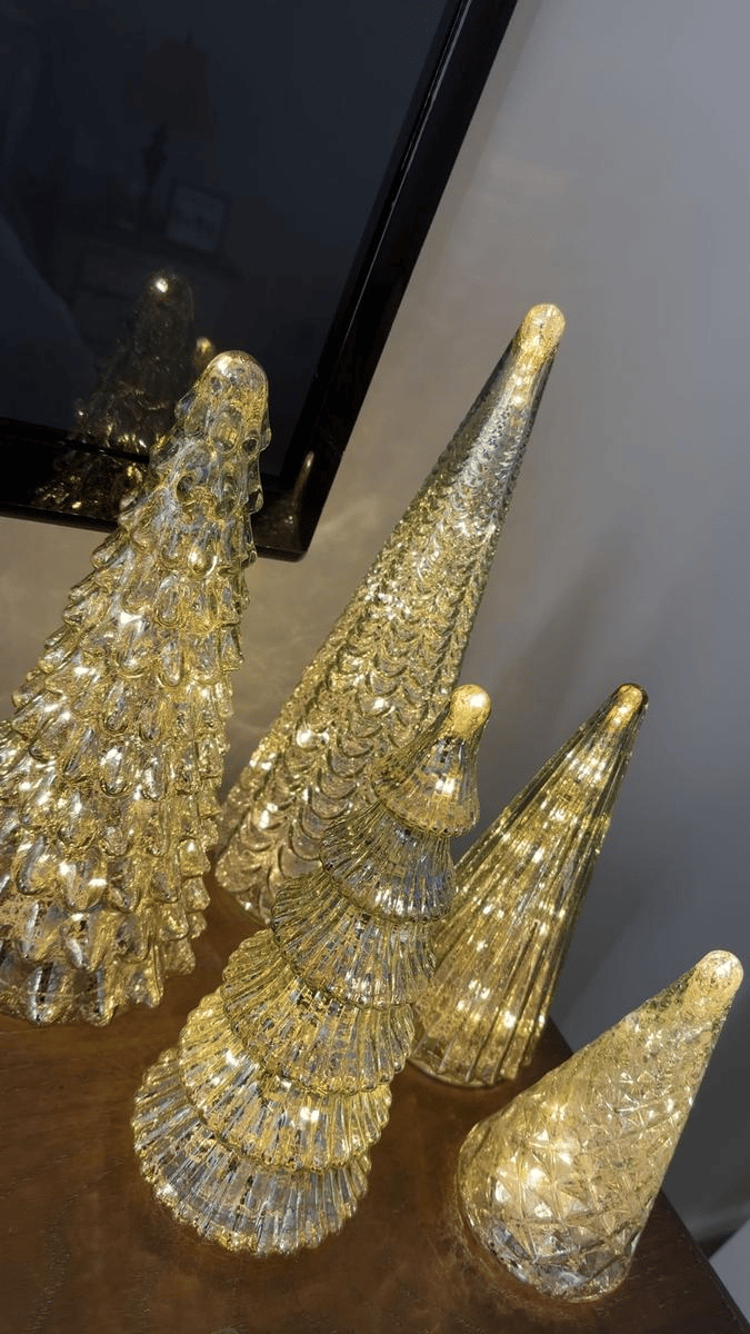 BFF Collection Set of 5 Illuminated Trees 