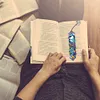 (US Local)4Pcs Bluebird Special Shape Diamond Painting Bookmark for Reading Day Gift