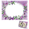 Special Shape Magnolia Table Top Diamond Painting Frame Kits for Beginners