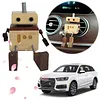 Car Aromatherapy Wooden Figure Shaking Wooden Man Figurine Little Nerdy Dolls