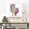 (Small Size)[Brand]Magic Unicorn - 14CT Counted Cross Stitch - 14*17cm - Animal