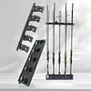 10 Holes Fishing Rod Holder Wall Mount Fishing Rod Rack for Garage Wall Ceiling