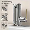 Rotating robotic arm washbasin faucet bathroom vanity sink hand basin hot and cold water faucet