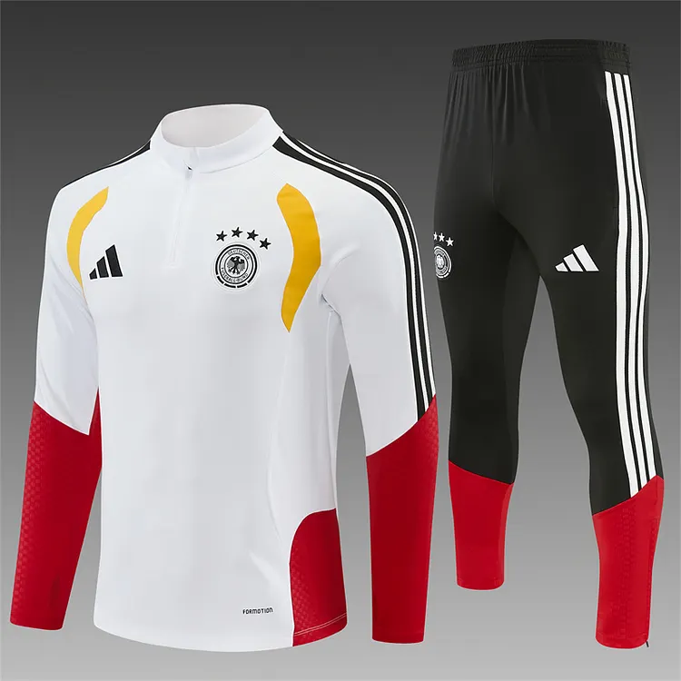 Germany 2026 World Cup White Half-Length Training Jersey