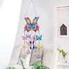 DIY Diamond Painting Double Sided 3D Wind Chime Flower Butterfly Pendant Hanging Kits