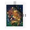 (Big Size)Anime  kiki's delivery service - 11CT Stamped Cross Stitch - 50*68cm