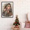 Woman-Paint by Numbers Acrylic Painting 30*40CM