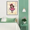Diamond Painting -DIY Round Drill Cartoon Girl