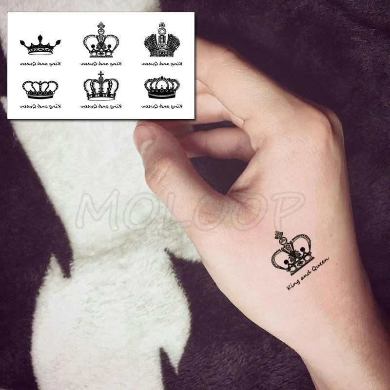 Holding Hands In Love Stickers Hand Heart Tattoo Body Art Makeup Waterproof Temporary Women and Men Fake Tatoo