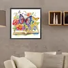 >SALE<DIY Partial Special Shaped Drill Diamond Painting Simple Butterfly Book 40x40cm