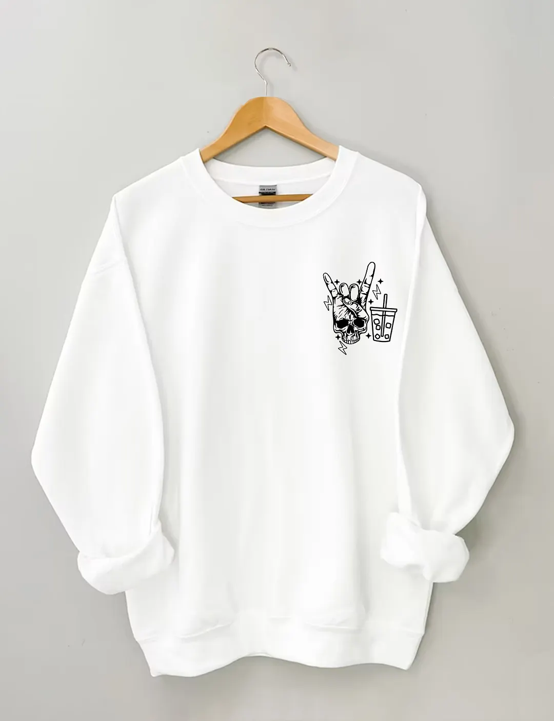 All This Mouth Do Is Talk Back Drink Caffein And Cuss Sweatshirt