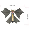 10Pcs Hand Transformation Butterfly Flying Bat Wind up Bat Flutter Card Flying Paper Bat Funny bat Tricky Prop Toys Fake bat Prop 
