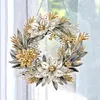 Diamond Painting Christmas Wreath Pendant