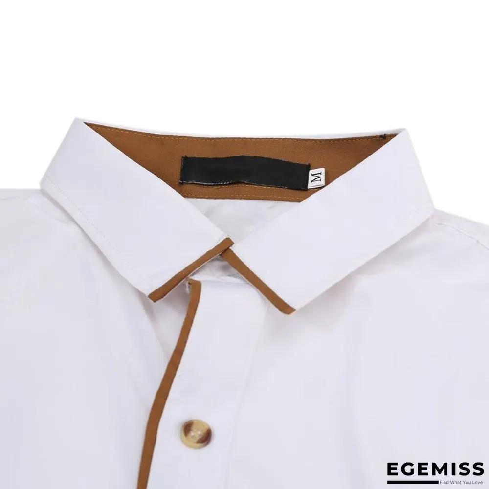 Fashion Plus Size Men's Casual Long Sleeve Shirt | EGEMISS