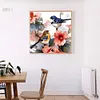 Flowers Birds  - Full Round Diamond Painting
