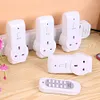 4pcs UK Plug Power Outlet Light Switch Socket+1pc Wireless Remote Control