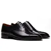 Men's Brogue Oxford Shoes - Leather Sole