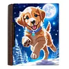 Wooden Christmas Theme Diamond Jewelry Case Mosaic Craft Set for Rings Bracelets