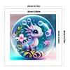 Crystal Ball Zodiac Sign Dragon - 11CT Stamped Cross Stitch - 40*40cm