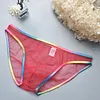 Passionate men's sexy ultra-transparent briefs