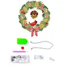 DIY Special Shaped Crystal Painting Wreath with LED Light Kit (Xmas Bell)