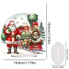 Acrylic Christmas Santa Snowman Cardinal Diamond Painting Desktop Decors Kit