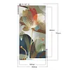 Diamond Painting -DIY Round Drill Golden Leaf Lotus(40x75cm)