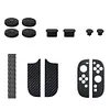 Game Console Protection Kit for Switch 2 Thumb Cap Grip Dust Plug Handle Sticker