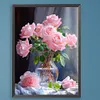 Pink Rose-Paint by Numbers Acrylic Painting 30*40CM