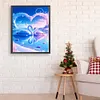Love White Swan-Paint by Numbers Acrylic Painting 40*40CM