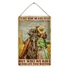 Cowboy - Enseignes en bois(30*40cm)