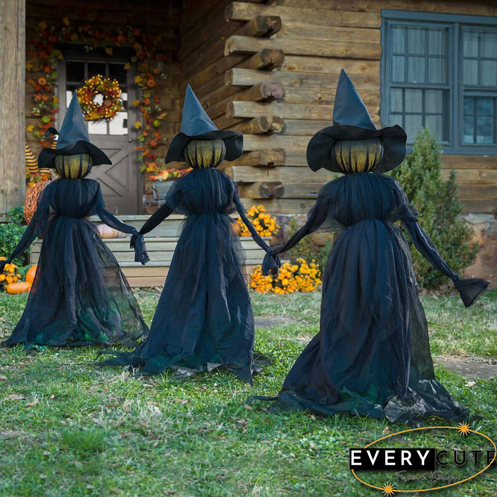 Lighted Halloween Witch Stake For Halloween Decoration