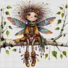 Fairy-11CT Stamped Cross Stitch 45*45cm/17.72*17.72in